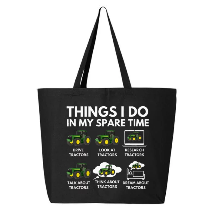 Things I Do In My Spare Time Farmer & Farming Gift 25L Jumbo Tote