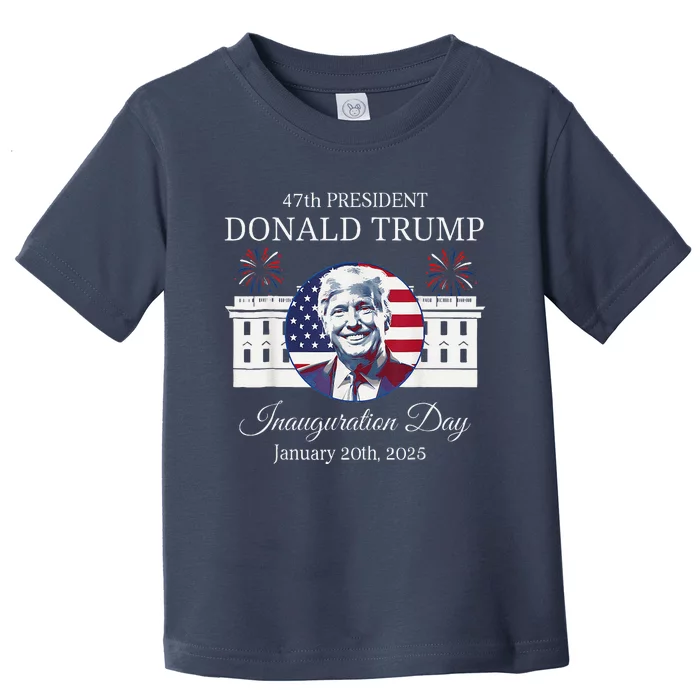 Trump Inauguration Day Trump 47th Trump Won 47th President Toddler T-Shirt