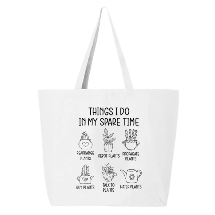 Things I Do In My Spare Time Plant Lady Gardening Garden 25L Jumbo Tote