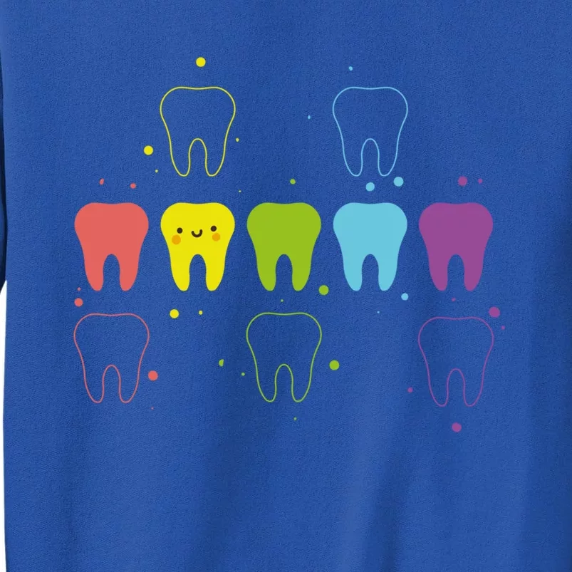 Teeth I Dentist I Dental Hygienist Assistant Gift Tall Sweatshirt