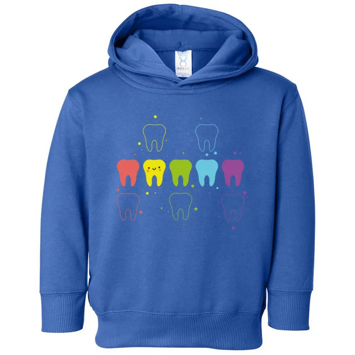 Teeth I Dentist I Dental Hygienist Assistant Gift Toddler Hoodie