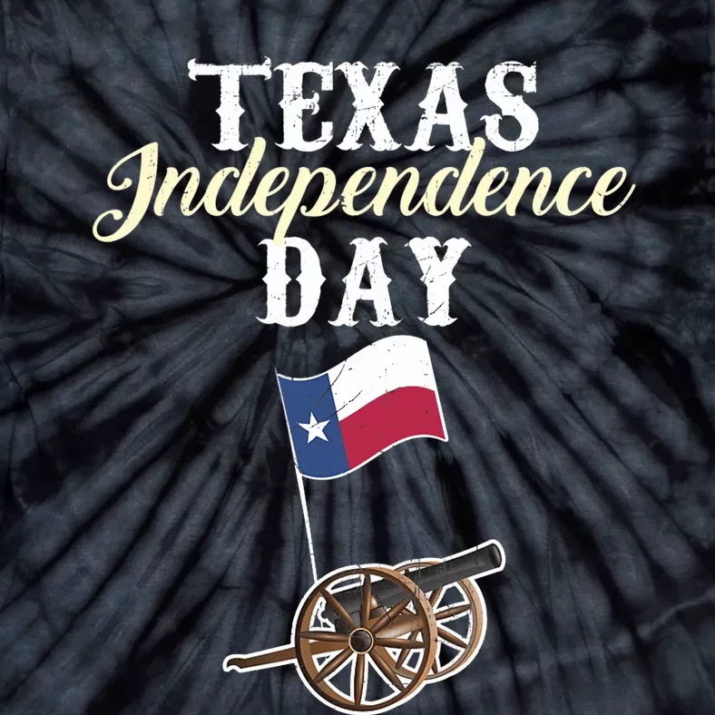 Texas Independence Day Historical State Tie-Dye T-Shirt