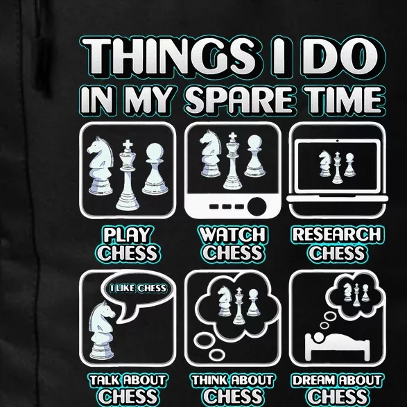 Things I Do In My Spare Time Chess Player Daily Commute Backpack