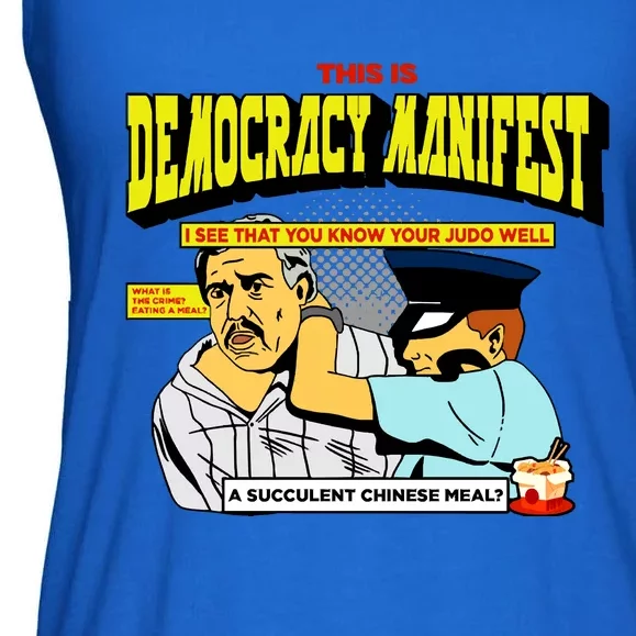 This Is Democracy Manifest Ladies Essential Flowy Tank