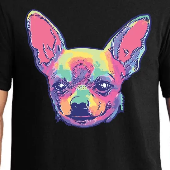 Tie Dye Chihuahua Pajama Set