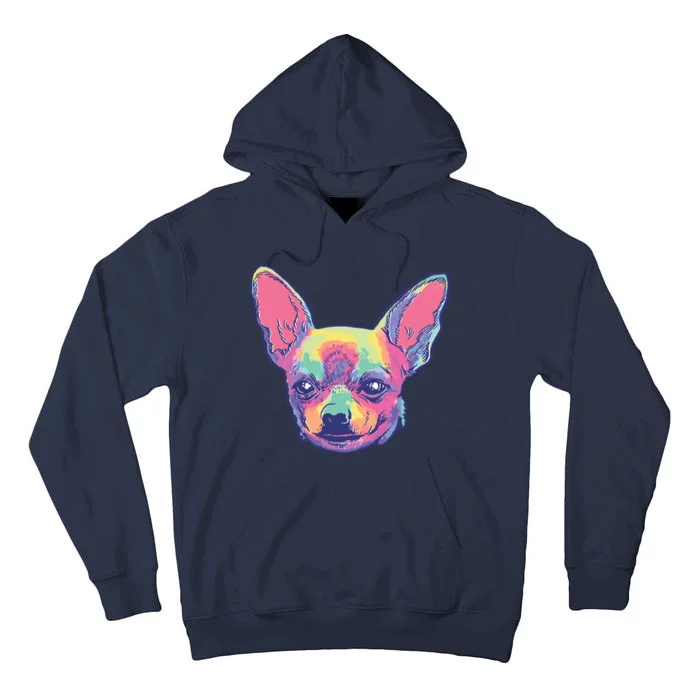 Tie Dye Chihuahua Tall Hoodie