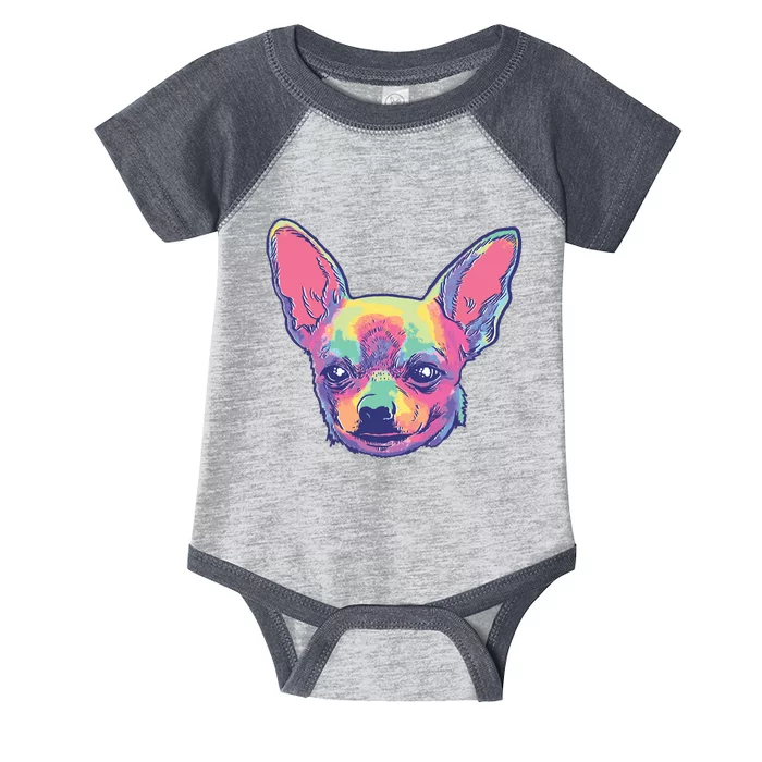 Tie Dye Chihuahua Infant Baby Jersey Bodysuit