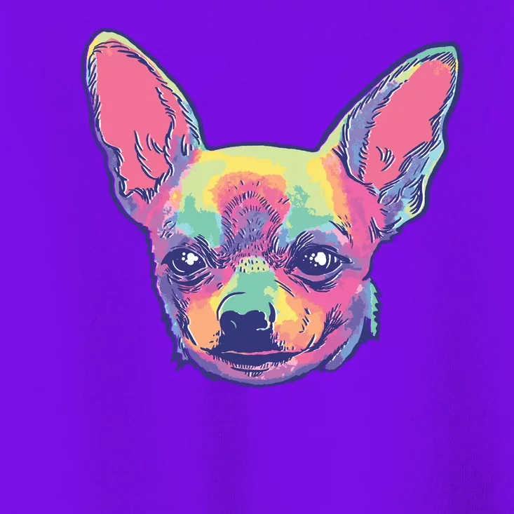 Tie Dye Chihuahua Toddler T-Shirt