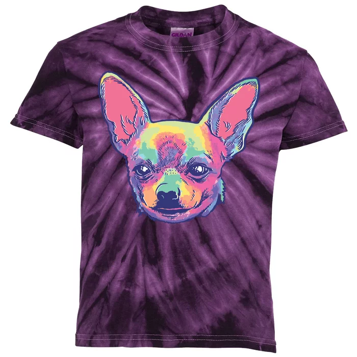 Tie Dye Chihuahua Kids Tie-Dye T-Shirt