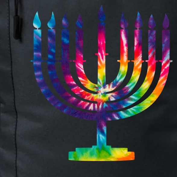 Tie Dye Menorah Hanukkah Chanukah Daily Commute Backpack