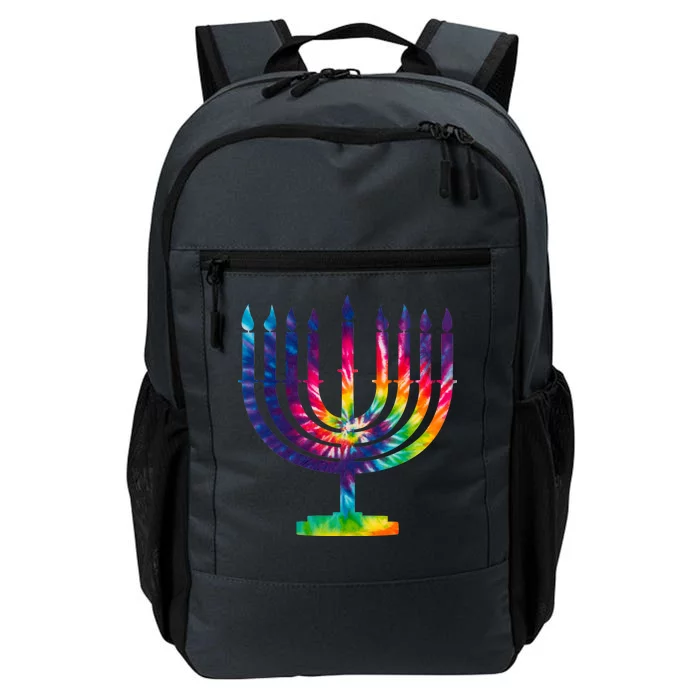 Tie Dye Menorah Hanukkah Chanukah Daily Commute Backpack