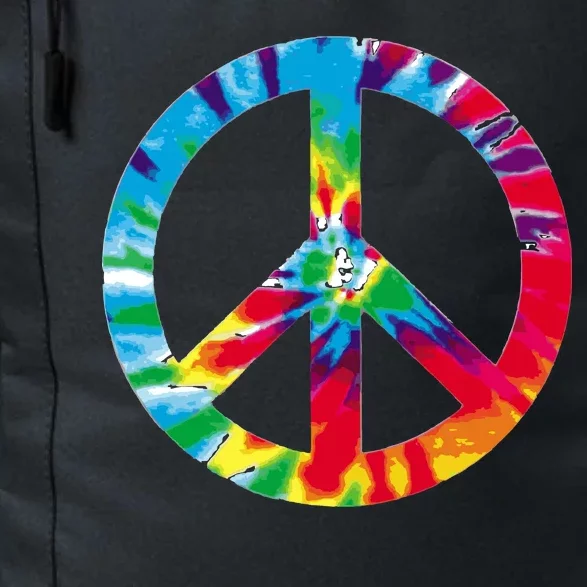 Tie Dye Peace Sign Daily Commute Backpack