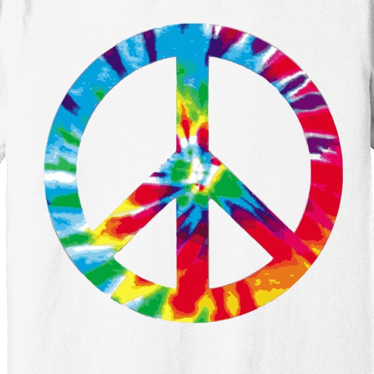 Tie Dye Peace Sign Premium T-Shirt