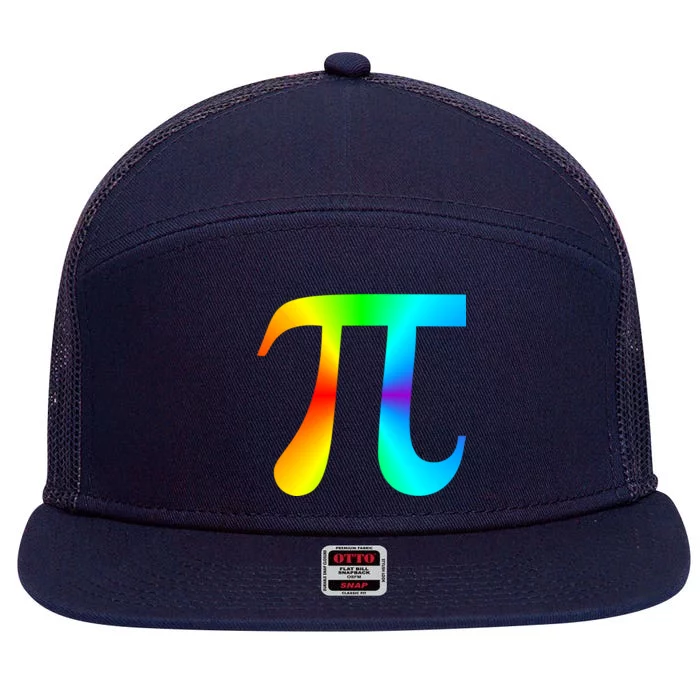 Tie Dye Pi 7 Panel Mesh Trucker Snapback Hat