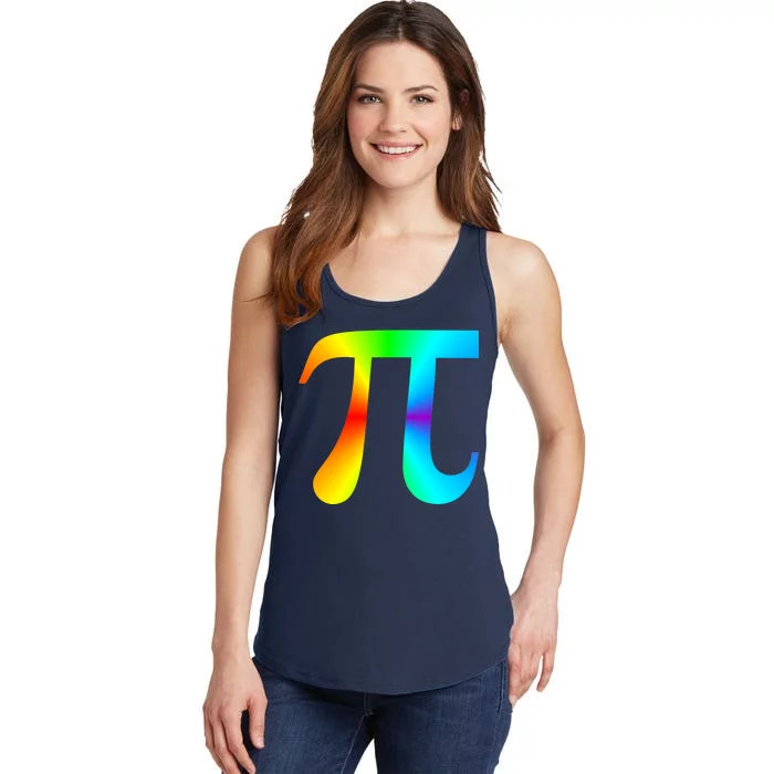 Tie Dye Pi Ladies Essential Tank