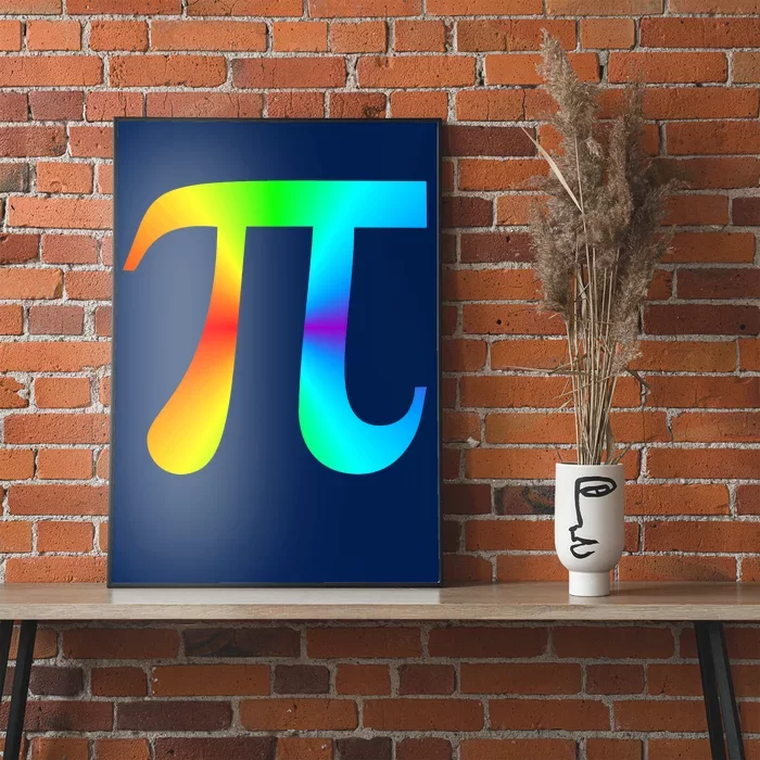 Tie Dye Pi Poster