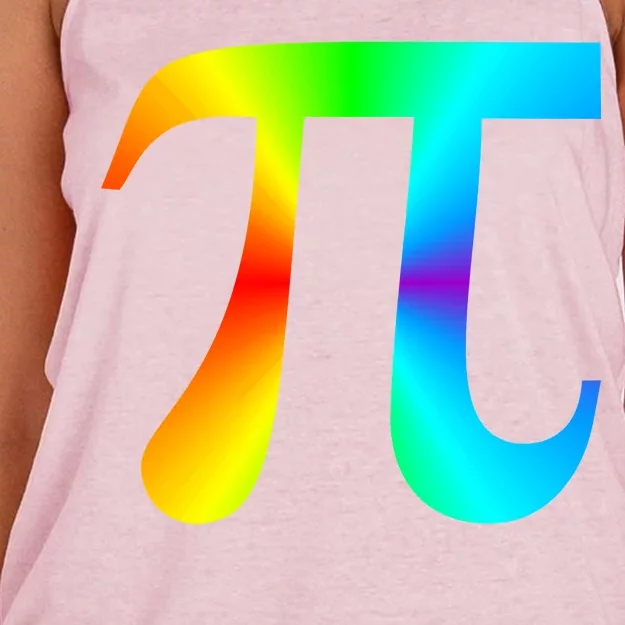 Tie Dye Pi Women's Knotted Racerback Tank