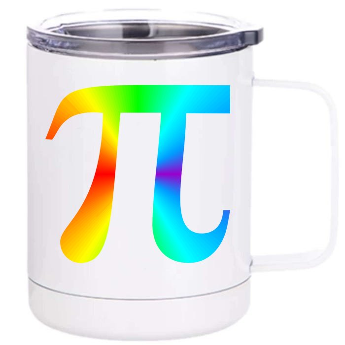 Tie Dye Pi Front & Back 12oz Stainless Steel Tumbler Cup