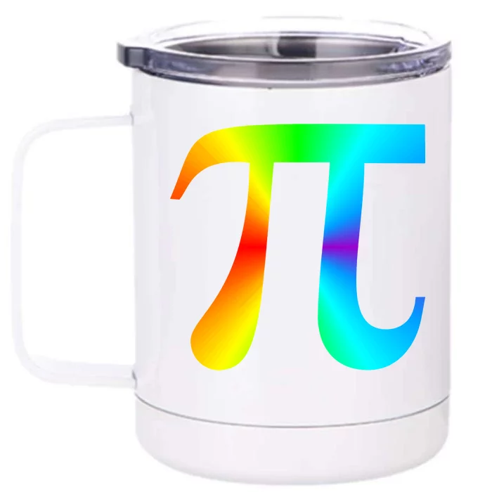 Tie Dye Pi Front & Back 12oz Stainless Steel Tumbler Cup