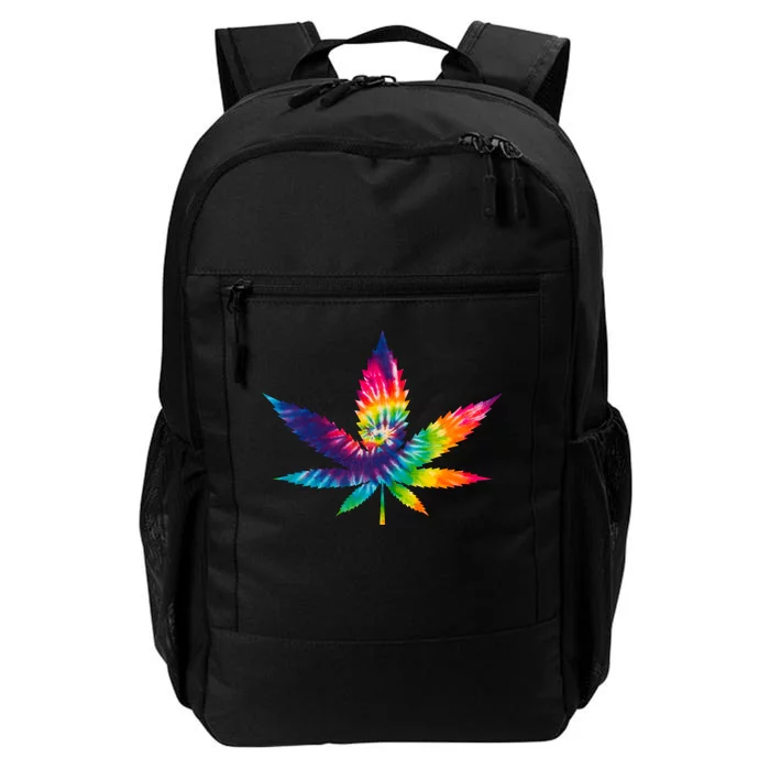 Tie Dye Pot leaf Daily Commute Backpack