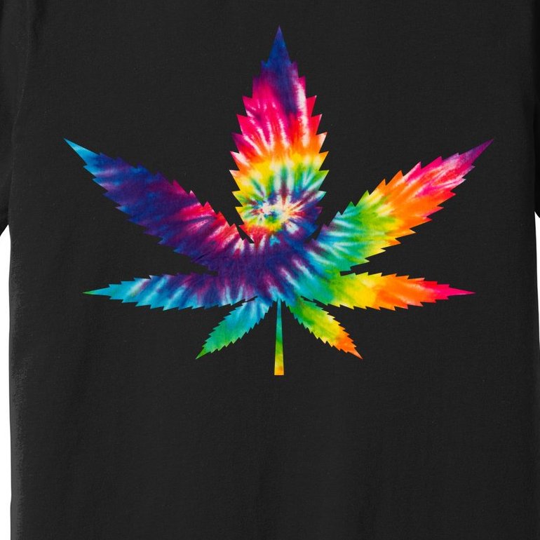 Tie Dye Pot leaf Premium T-Shirt