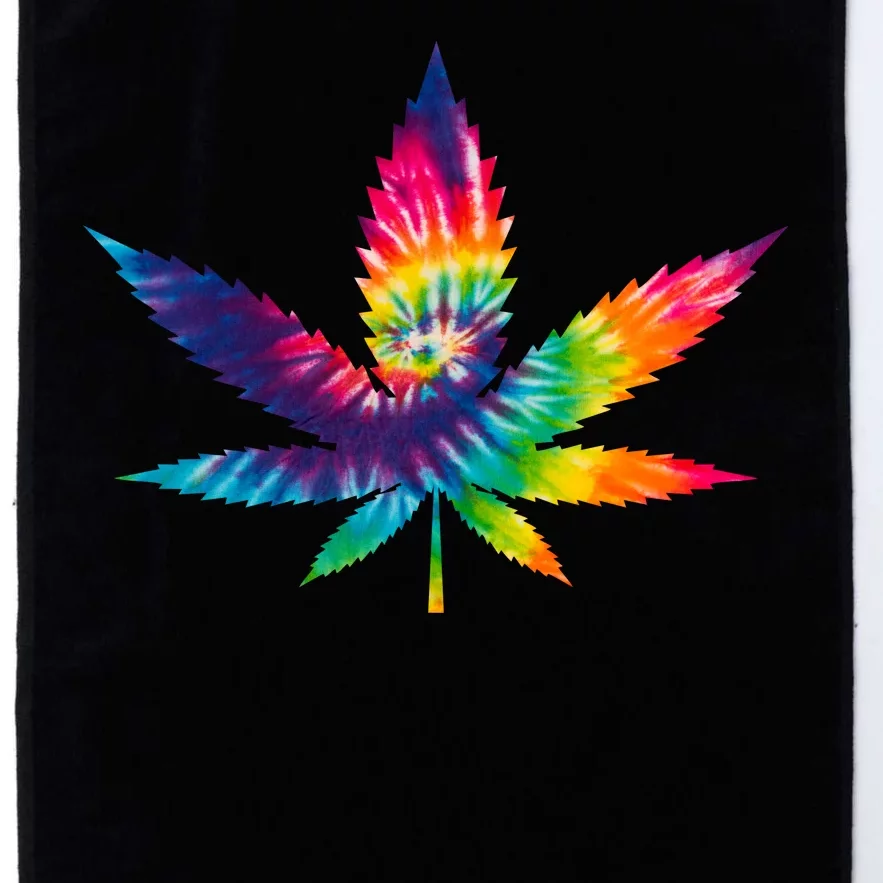 Tie Dye Pot leaf Platinum Collection Golf Towel