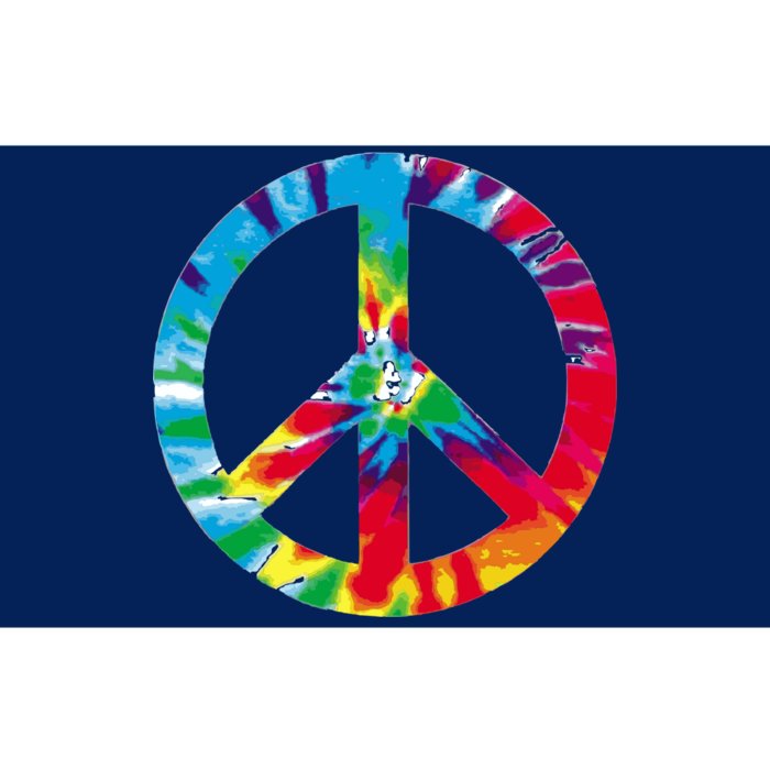 Tie Dye World Peace Sign Bumper Sticker