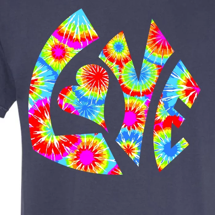 Tie Dyed Love Sign Logo Garment-Dyed Heavyweight T-Shirt