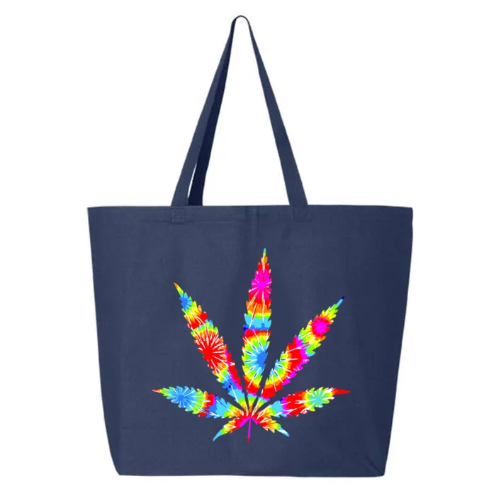 Tie Dyed Weed Symbol 25L Jumbo Tote