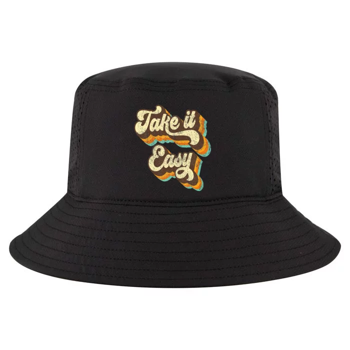 Take It Easy Retro 70s Disco Party Costume Cool Comfort Performance Bucket Hat