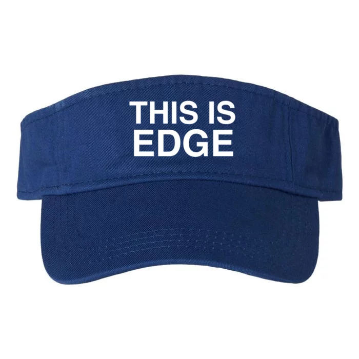 This Is Edge Gift Valucap Bio-Washed Visor