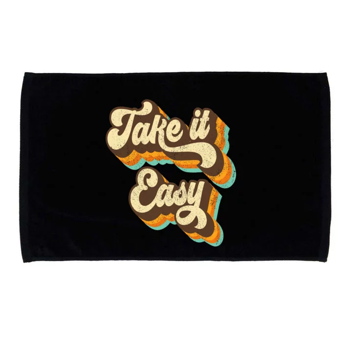 Take It Easy Retro 70s Disco Party Costume Microfiber Hand Towel