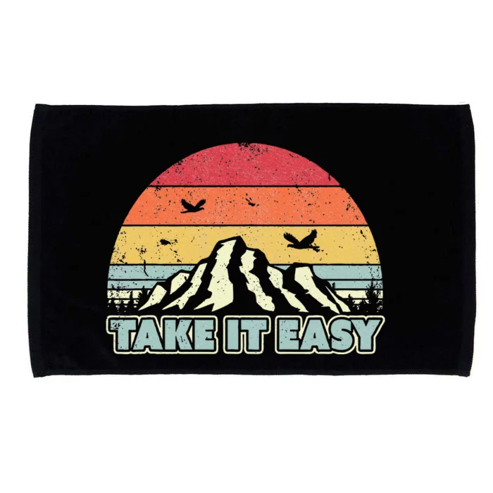 Take It Easy Retro Style Outdoors Microfiber Hand Towel