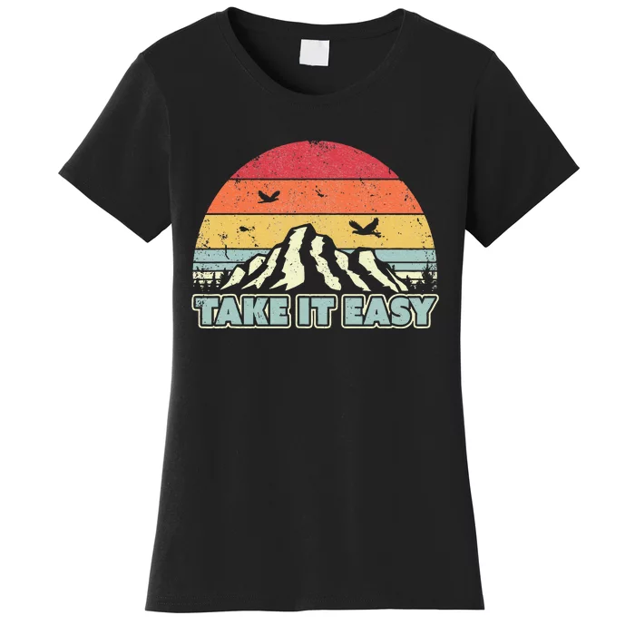 Take It Easy Retro Style Outdoors Women's T-Shirt