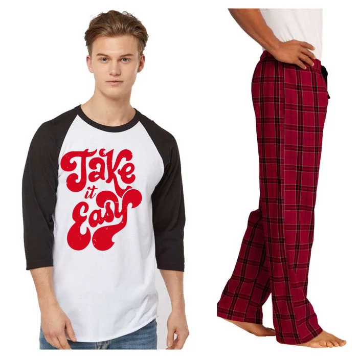 Take It Easy Raglan Sleeve Pajama Set