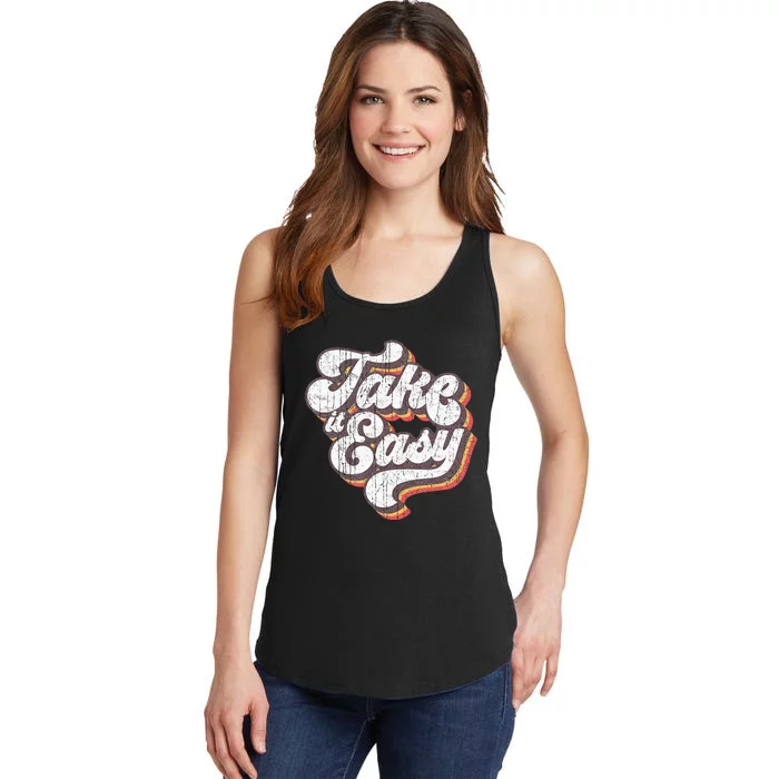 Take it Easy 70s Outfits for Vintage Aesthetic Ladies Essential Tank