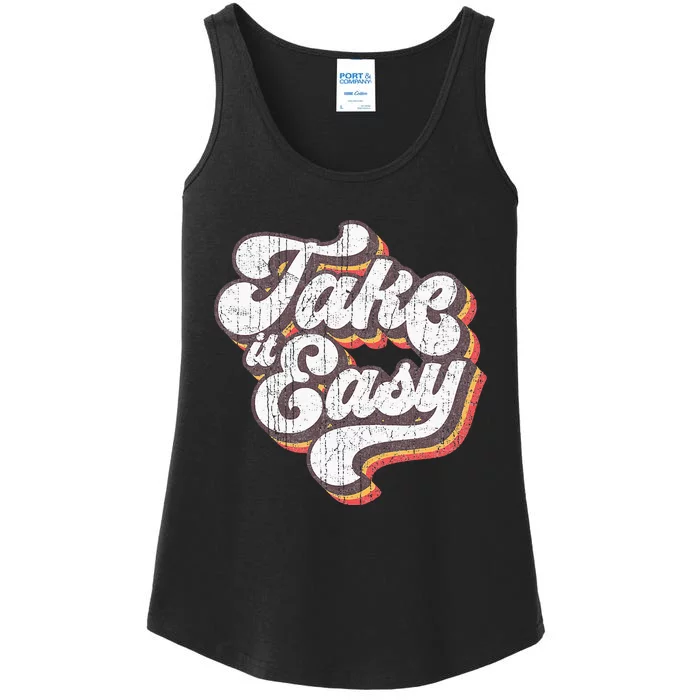 Take it Easy 70s Outfits for Vintage Aesthetic Ladies Essential Tank