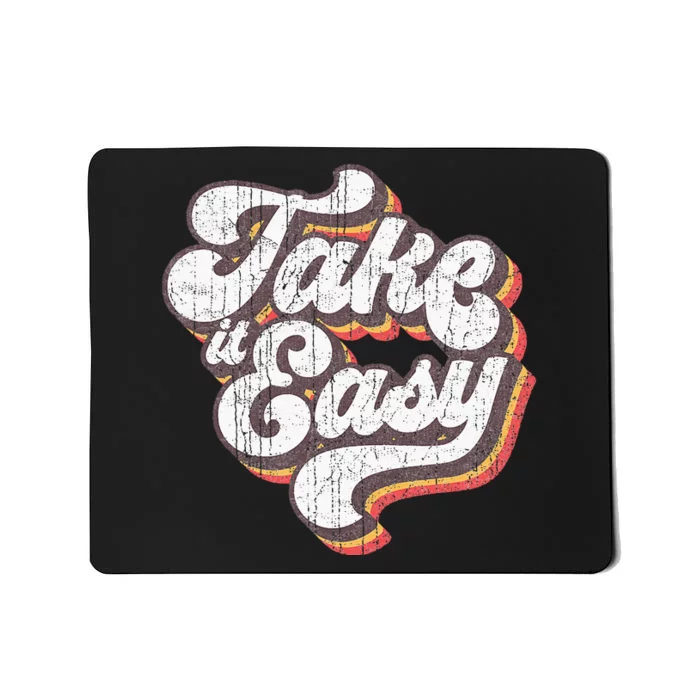 Take it Easy 70s Outfits for Vintage Aesthetic Mousepad