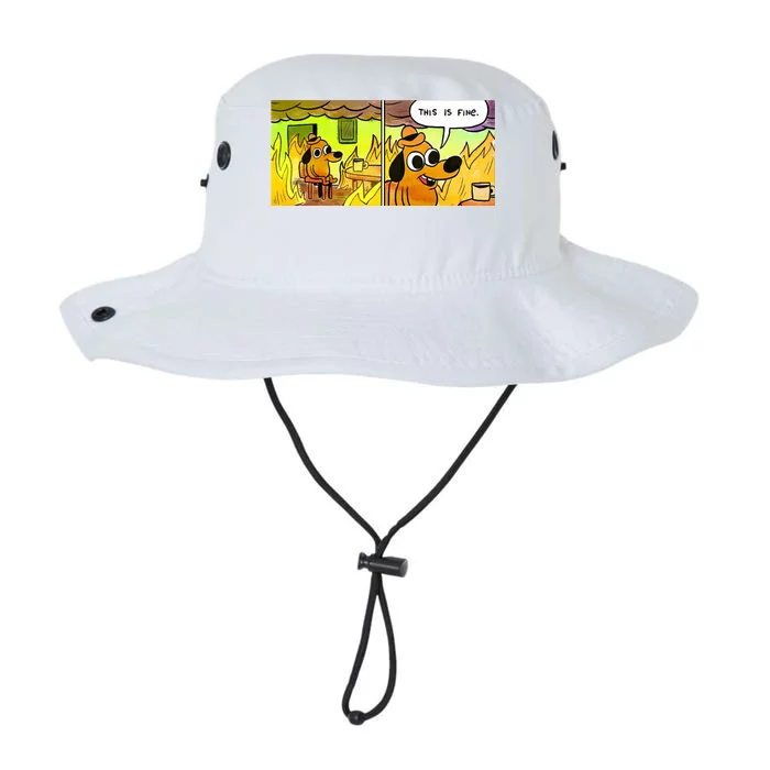 This Is Fine Meme Shirt Legacy Cool Fit Booney Bucket Hat