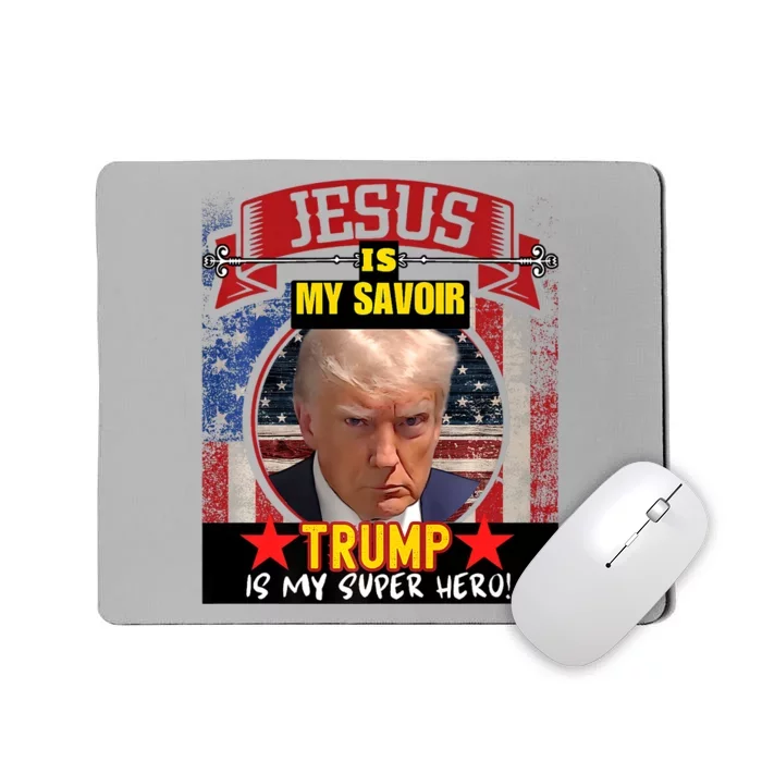 Trump Indicted Funny Mugshot Graphic Design Mousepad