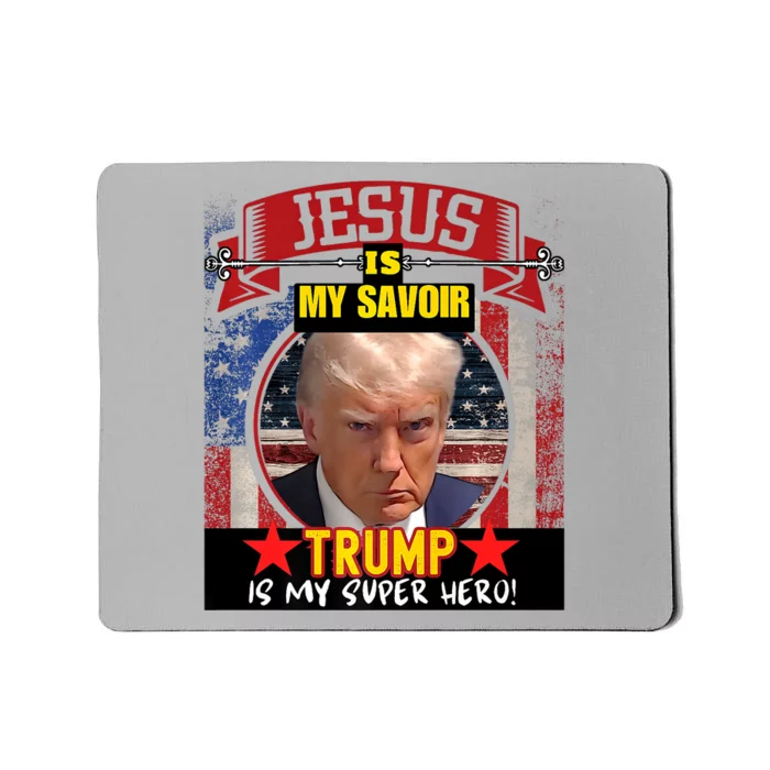 Trump Indicted Funny Mugshot Graphic Design Mousepad