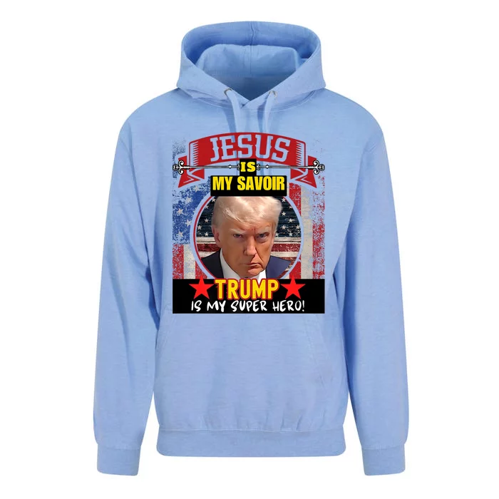 Trump Indicted Funny Mugshot Graphic Design Unisex Surf Hoodie