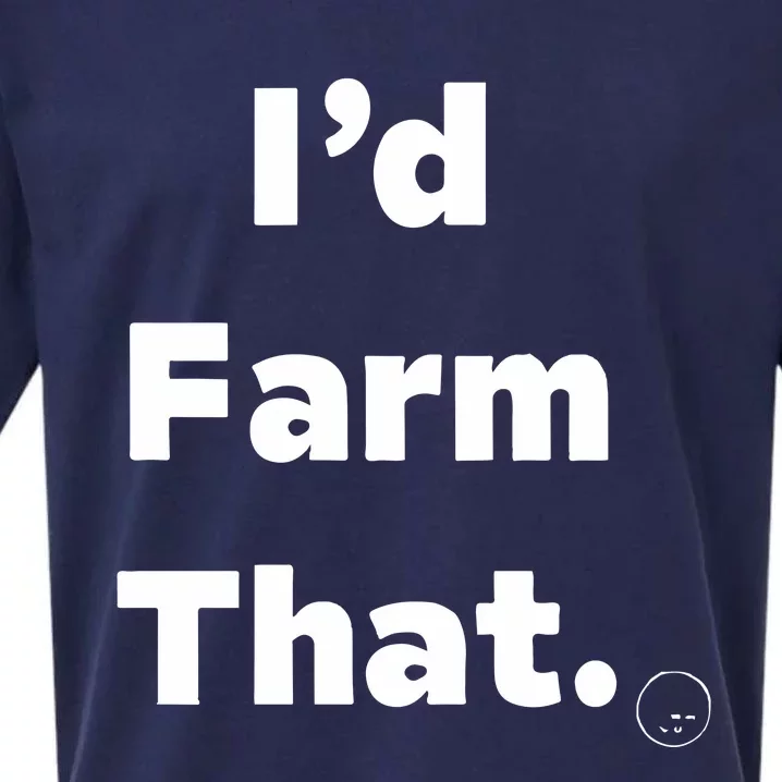 Thewittyfarmer Id Farm That Sueded Cloud Jersey T-Shirt