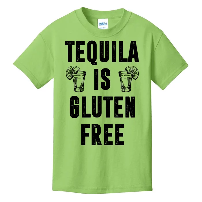 Tequila Is Gluten Free Funny Kids T-Shirt