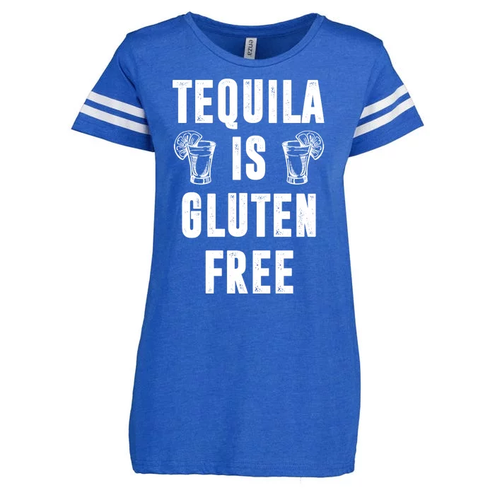 Tequila Is Gluten Free Funny Enza Ladies Jersey Football T-Shirt