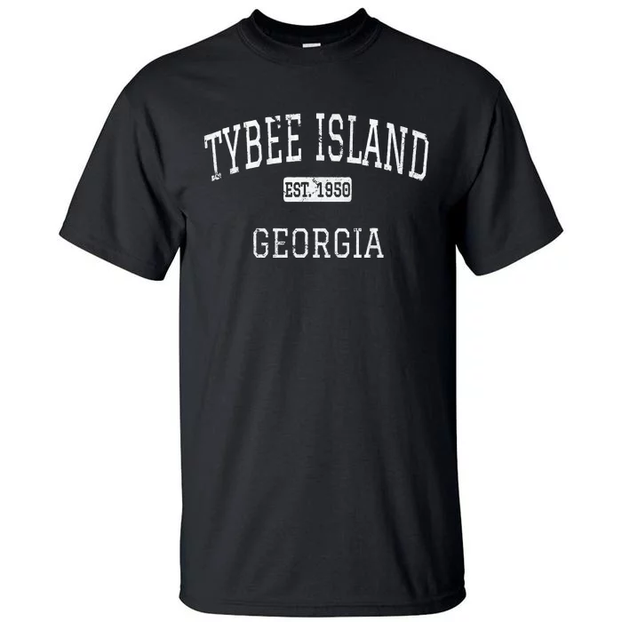 Tybee Island Georgia Ga Vintage Tall T-Shirt