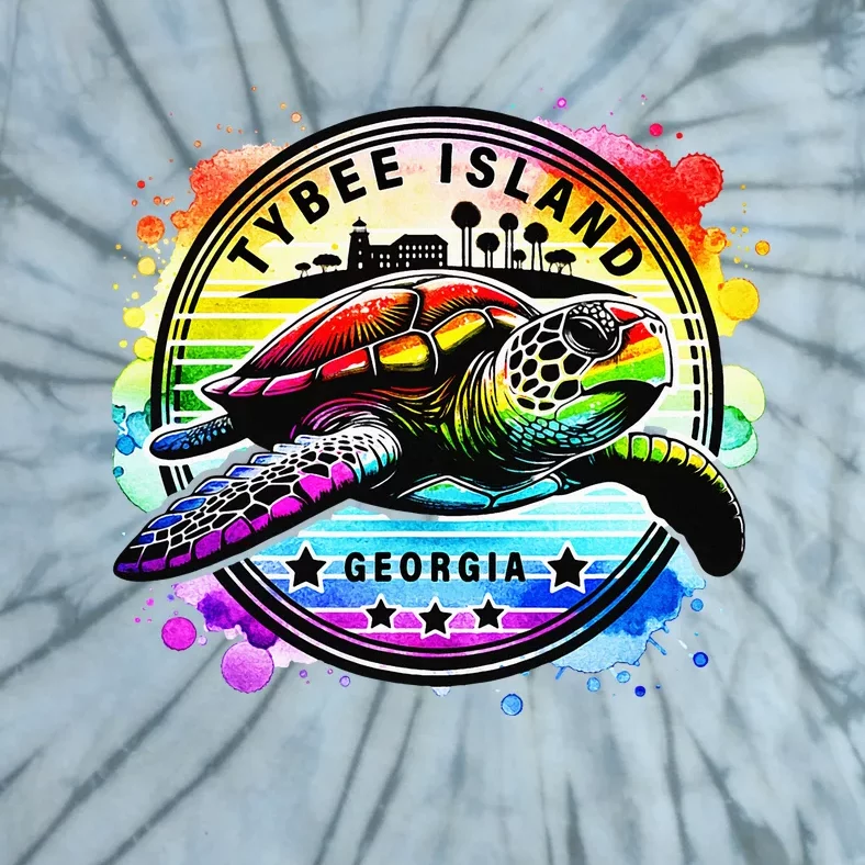 Tybee Island Georgia Sea Turtle Ga Tie-Dye T-Shirt