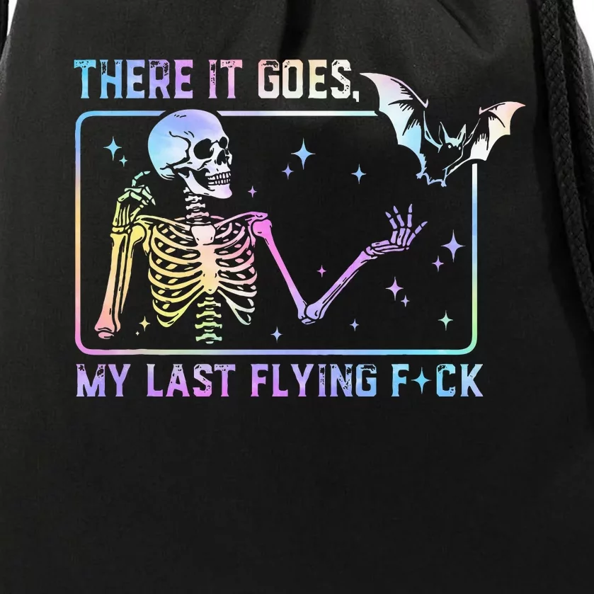 There It Goes My Last Flying Fuck Drawstring Bag