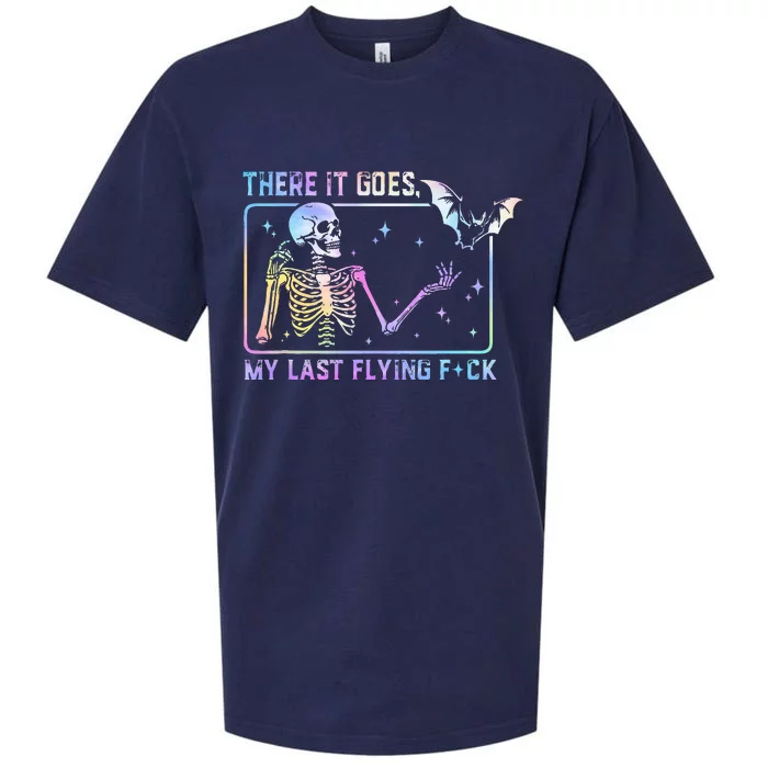 There It Goes My Last Flying Fuck Sueded Cloud Jersey T-Shirt