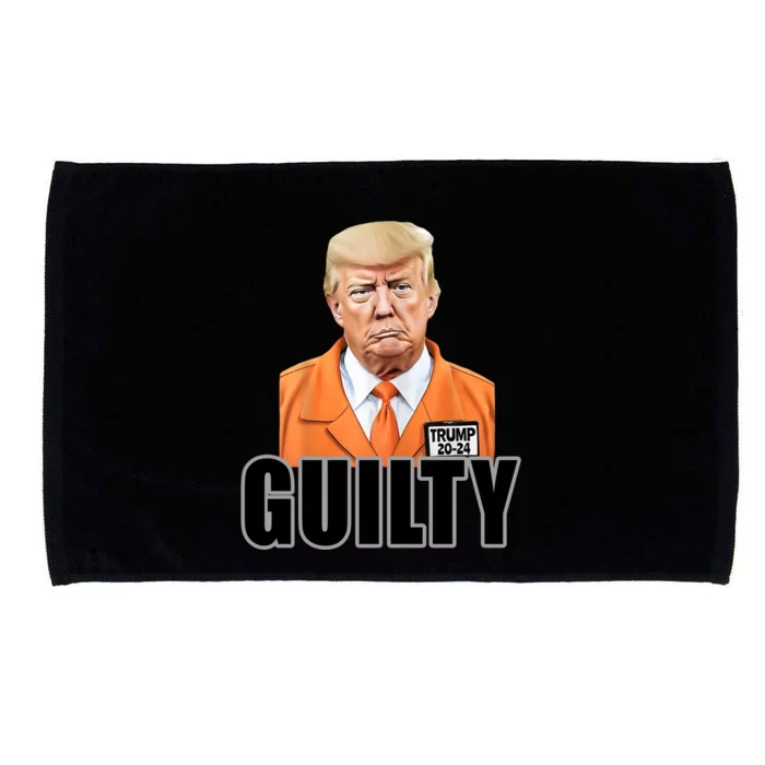 Trump Is Guilty Microfiber Hand Towel